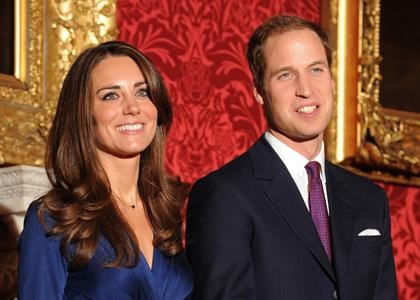 Prince William and Kate Middleton stepping out aft